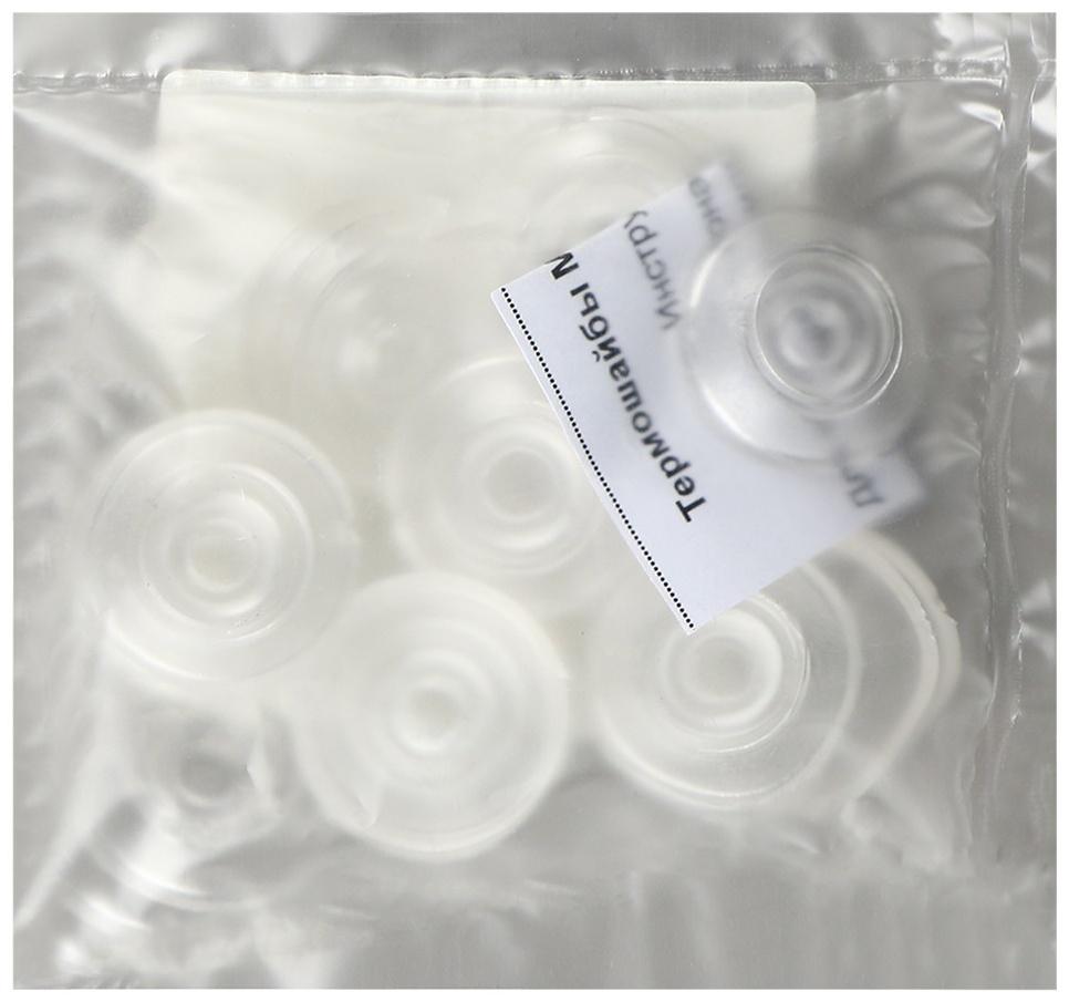 Термошайба из поликарбоната, d = 24 мм, УФ-защита, прозрачная, набор 25 шт.