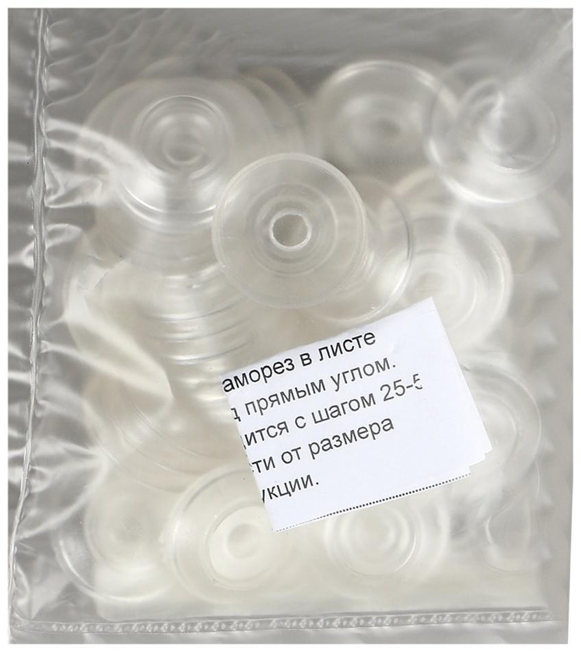 Термошайба из поликарбоната, d = 24 мм, УФ-защита, прозрачная, набор 50 шт.