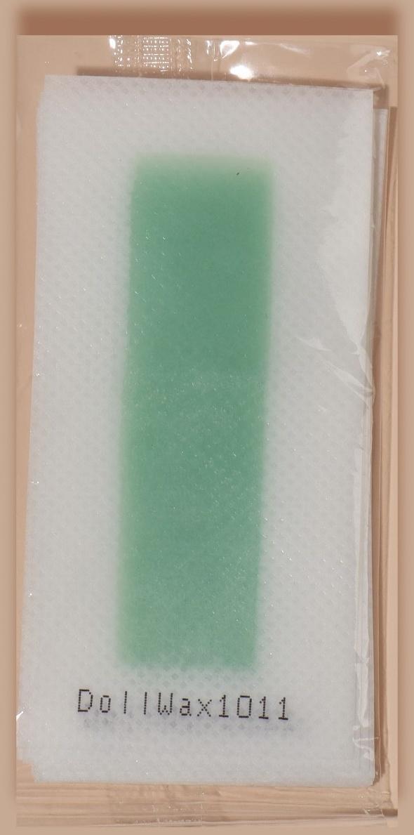 Восковые полоски для депиляции лица, 10 × 5 см, 24 шт, цвет зелёный