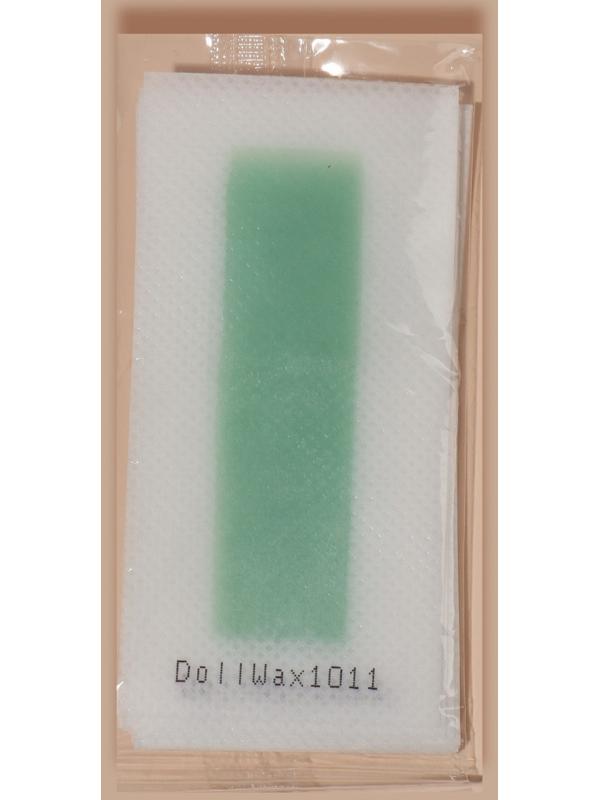 Восковые полоски для депиляции лица, 10 × 5 см, 24 шт, цвет зелёный