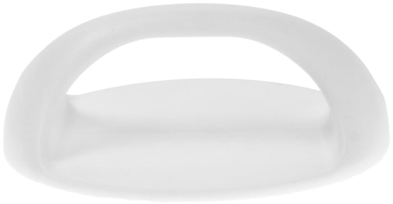 Ручка самоклеющаяся, белый цвет, 4 шт в наборе, d=65 мм