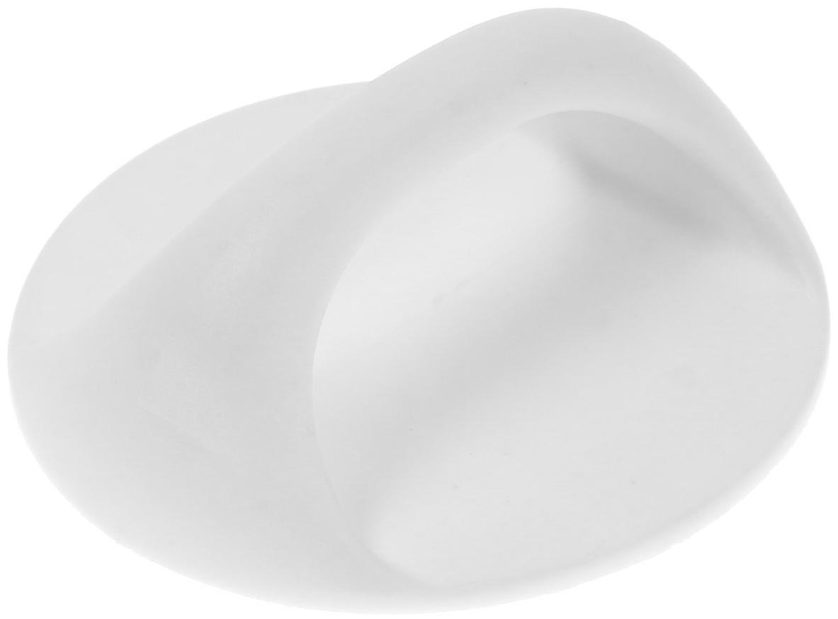 Ручка самоклеющаяся, белый цвет, 4 шт в наборе, d=65 мм