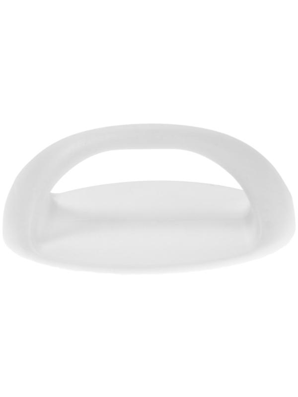 Ручка самоклеющаяся, белый цвет, 4 шт в наборе, d=65 мм