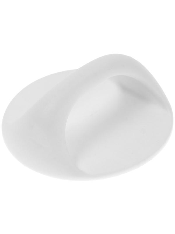 Ручка самоклеющаяся, белый цвет, 4 шт в наборе, d=65 мм