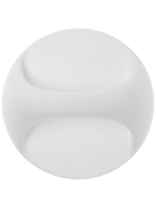 Ручка самоклеющаяся, белый цвет, 4 шт в наборе, d=65 мм