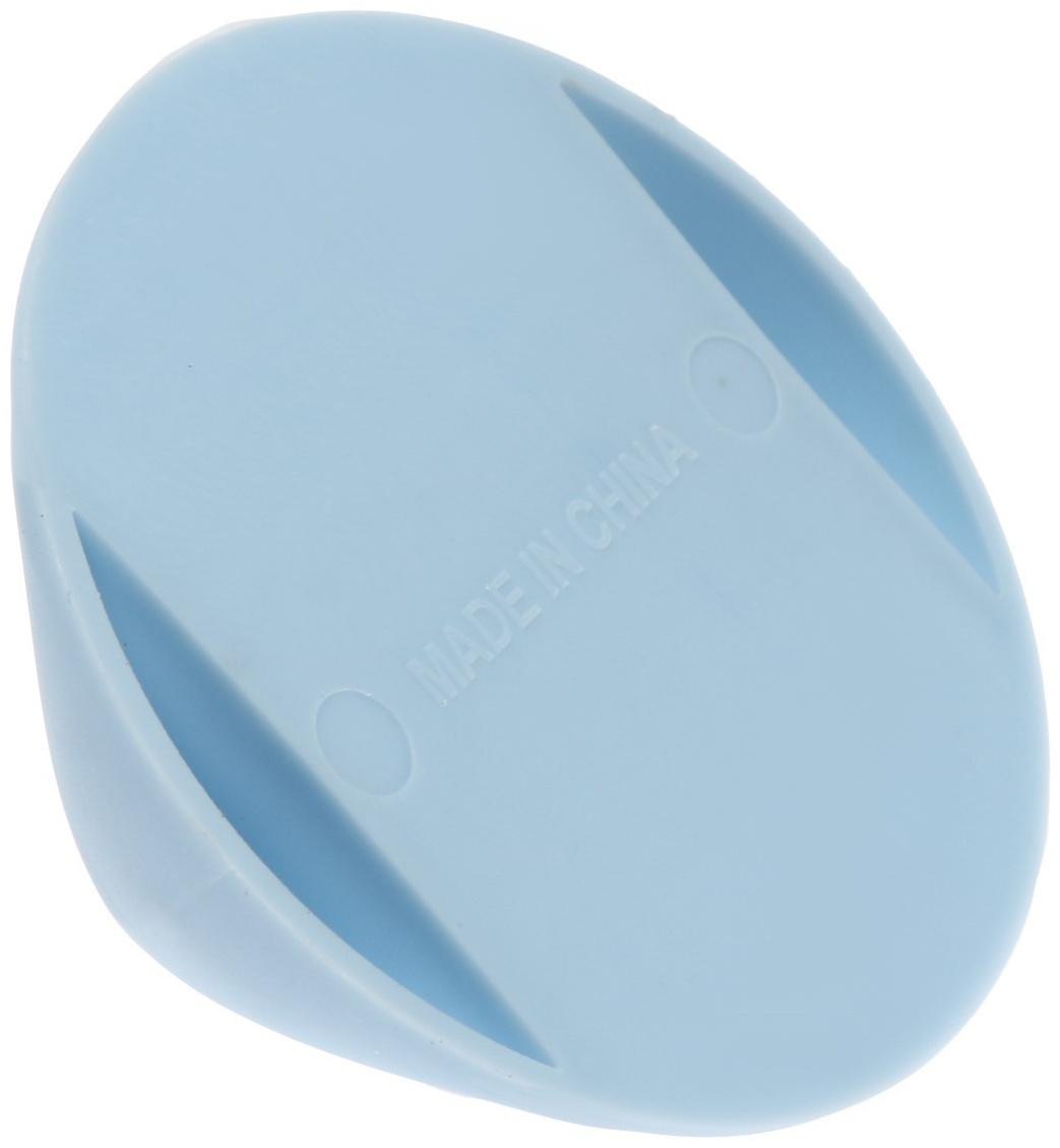 Ручка самоклеющаяся, голубой цвет, 4 шт в наборе, d=65 мм