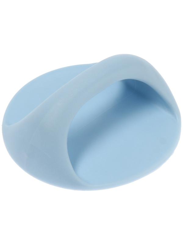 Ручка самоклеющаяся, голубой цвет, 4 шт в наборе, d=65 мм