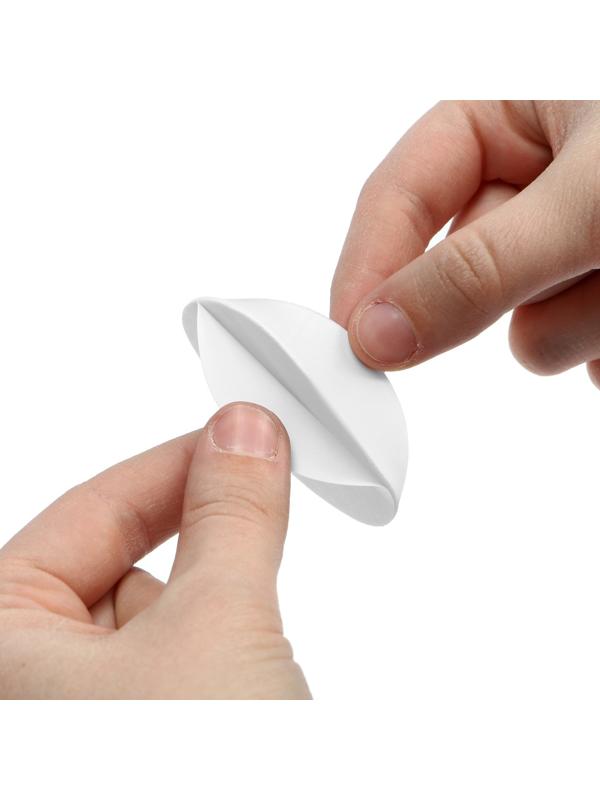 Ручка самоклеющаяся, голубой цвет, 4 шт в наборе, d=65 мм