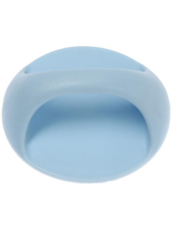 Ручка самоклеющаяся, голубой цвет, 4 шт в наборе, d=65 мм