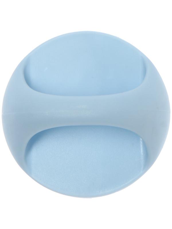 Ручка самоклеющаяся, голубой цвет, 4 шт в наборе, d=65 мм