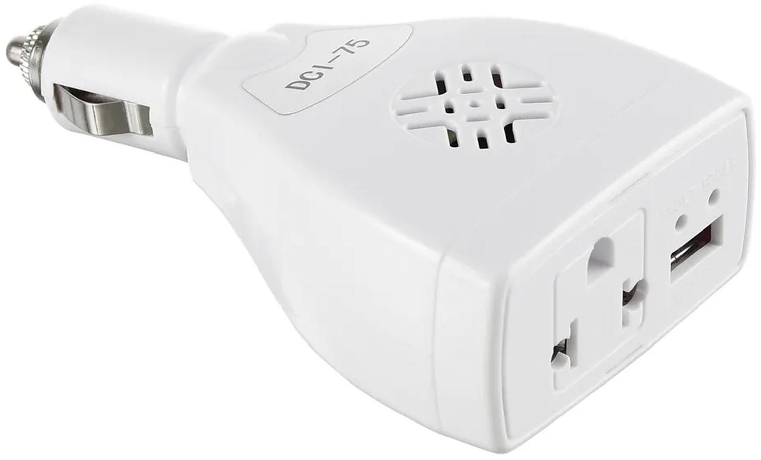 Преобразователь напряжения Digma DCI-75 автоинвертор, 75 Вт