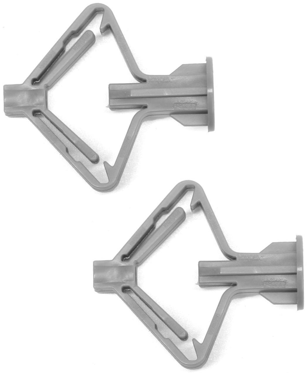 Дюбель ТУНДРА, тип Бабочка 35X32, цвет серый, 25 шт.