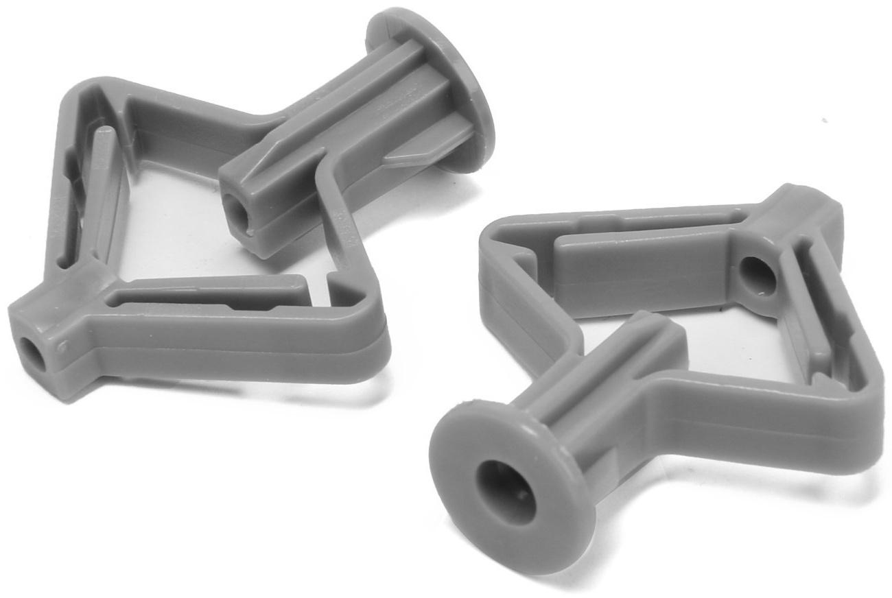 Дюбель ТУНДРА, тип Бабочка 35X32, цвет серый, 25 шт.