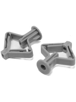 Дюбель ТУНДРА, тип Бабочка 35X32, цвет серый, 25 шт.