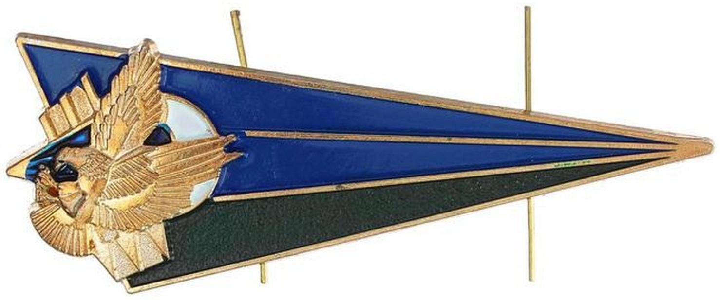 Уголок ВДВ на берет 8,5*2,5 см, металл, 5 шт