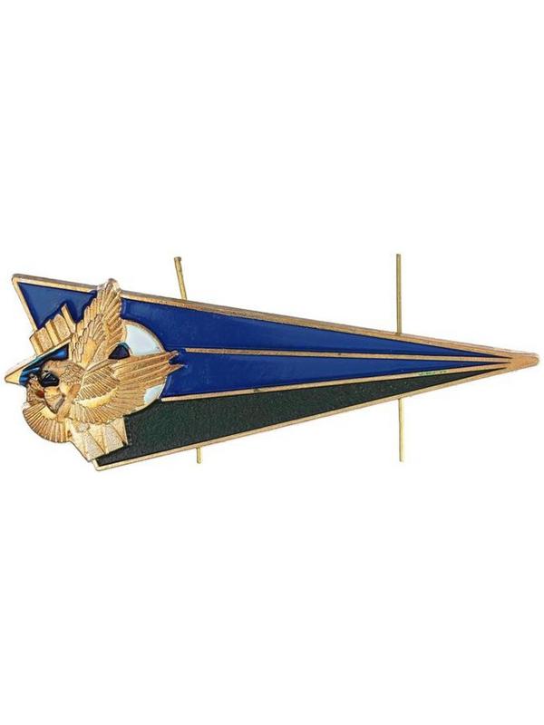 Уголок ВДВ на берет 8,5*2,5 см, металл, 5 шт