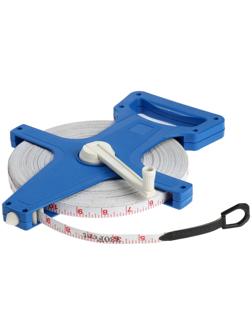 Рулетка геодезическая ТУНДРА, фиберглассовая лента, 100 м