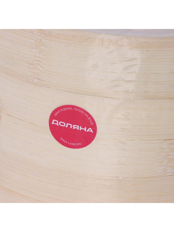 Пароварка Доляна «Восточная кухня», 2 этажа, d=24 см, бамбук