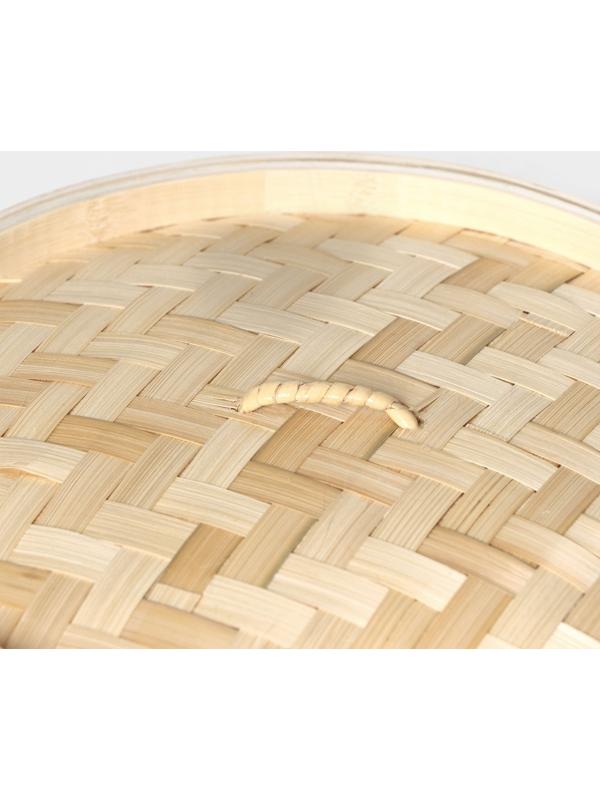 Пароварка Доляна «Восточная кухня», 3 этажа, d=24 см, бамбук