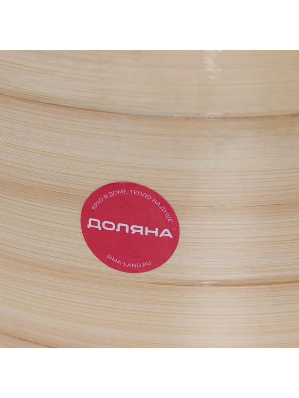 Пароварка Доляна «Восточная кухня», 3 этажа, d=24 см, бамбук