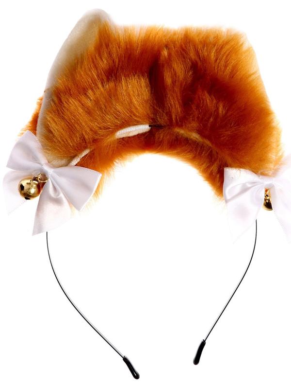 Карнавальный ободок «Котик» с бантиками, аниме