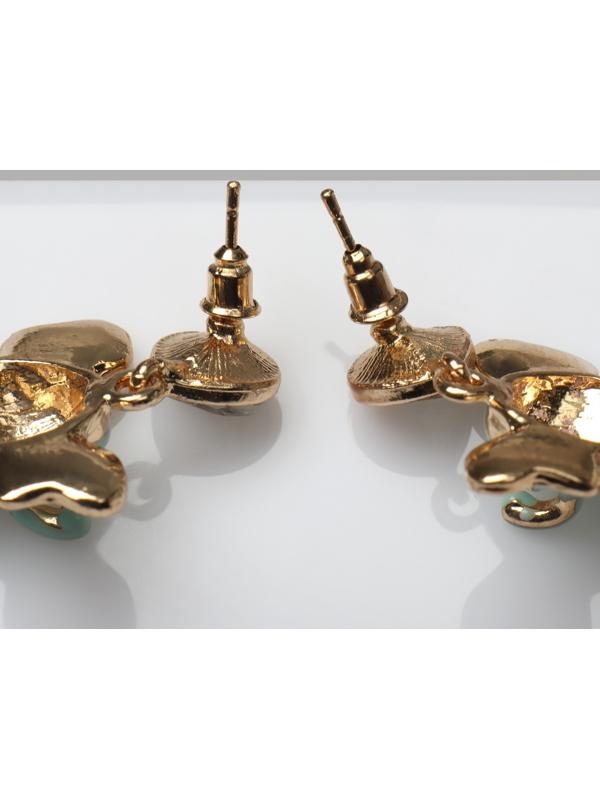 Серьги эмаль 