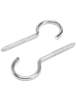 Шуруп-полукольцо, ТУНДРА, белый цинк, 5х100 мм, 10 шт