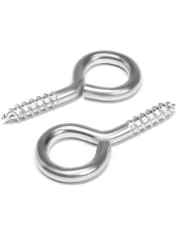 Шуруп-кольцо, ТУНДРА, белый цинк, 5х50 мм, 10 шт