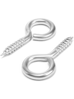 Шуруп-кольцо, ТУНДРА, белый цинк, 5x60 мм, 10 шт