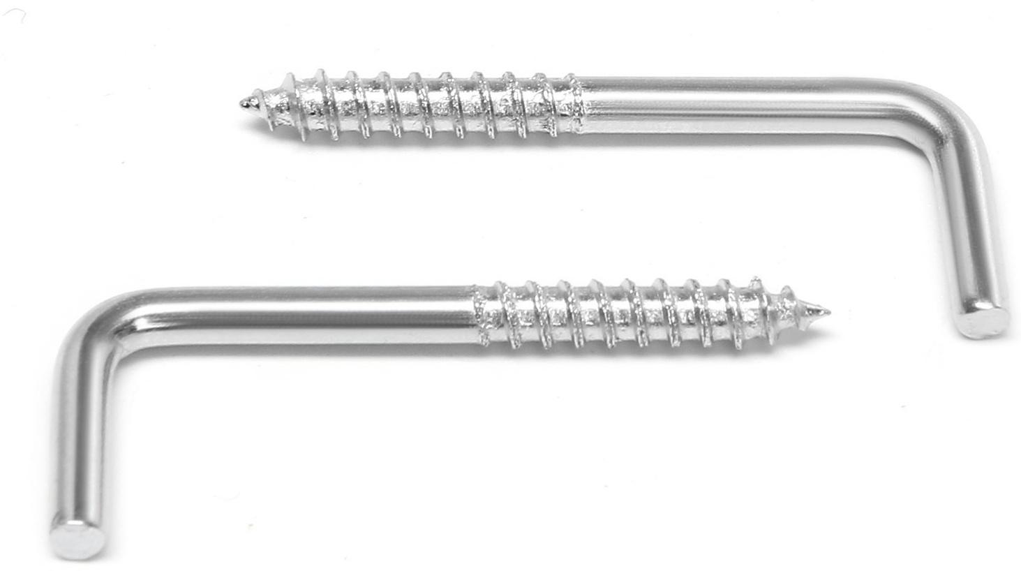 Шуруп-костыль, ТУНДРА, белый цинк, 3х40 мм, 10 шт