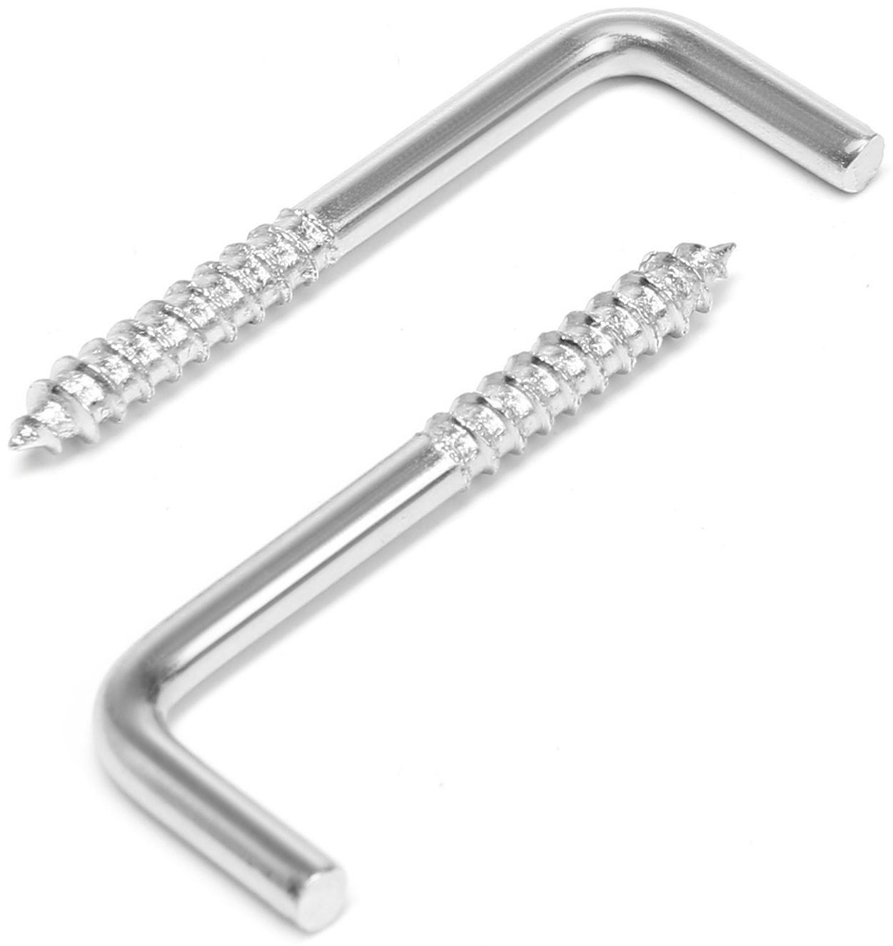 Шуруп-костыль, ТУНДРА, белый цинк, 3х40 мм, 10 шт