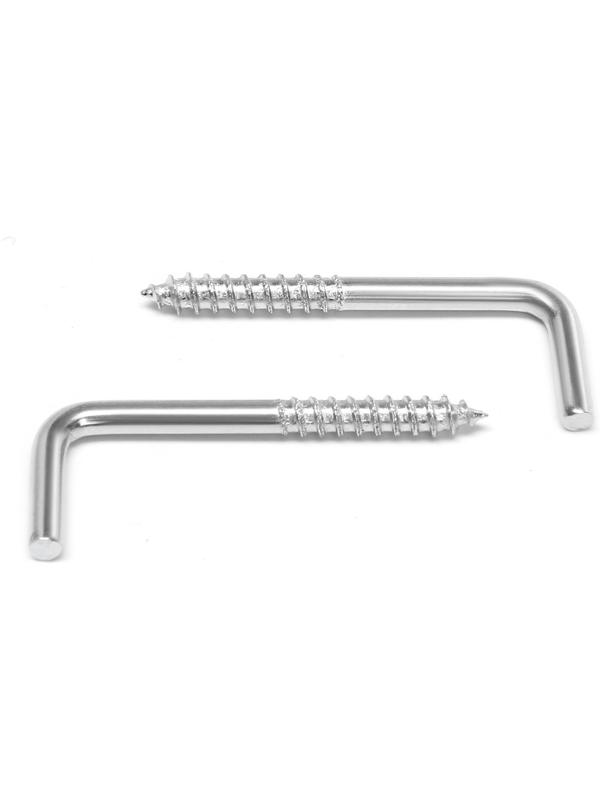 Шуруп-костыль, ТУНДРА, белый цинк, 3х40 мм, 10 шт