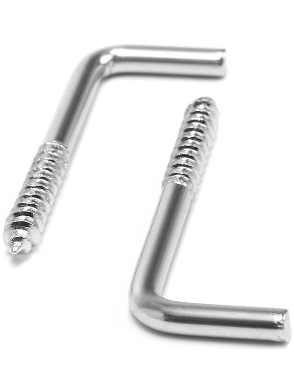 Шуруп-костыль, ТУНДРА, белый цинк, 3х40 мм, 10 шт