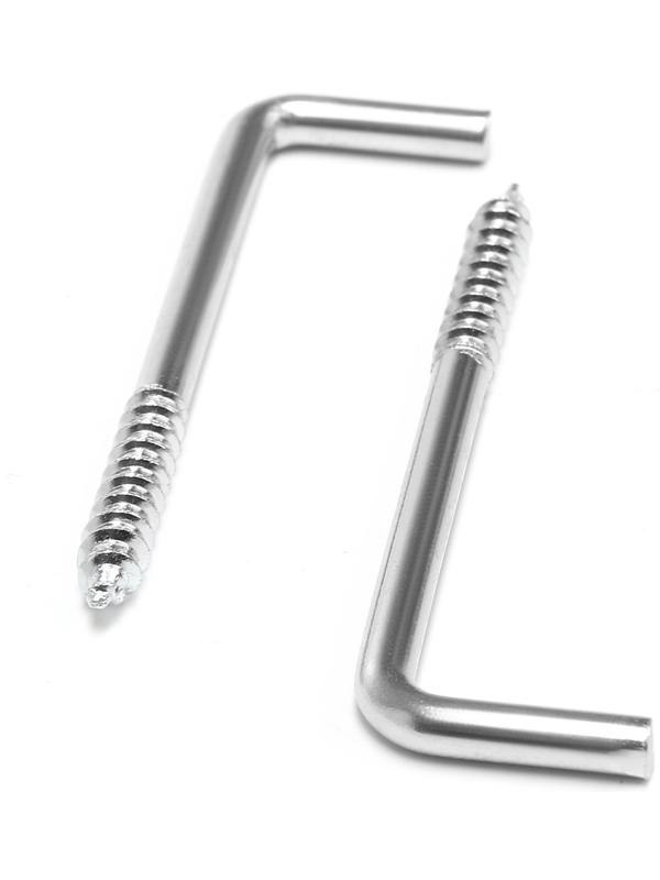 Шуруп-костыль, ТУНДРА, белый цинк, 4x65 мм, 10 шт