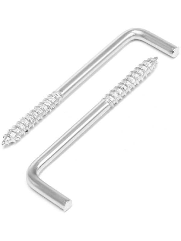 Шуруп-костыль, ТУНДРА, белый цинк, 5x75 мм, 10 шт