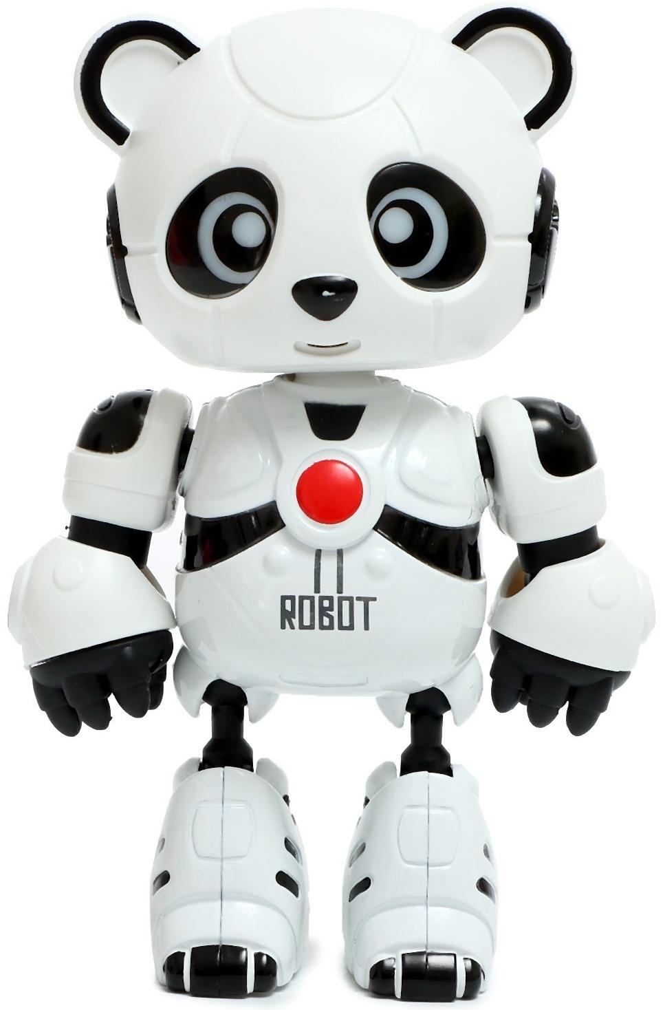 Робот «Пэнди», запись голоса, реагирует на прикосновение, световые и звуковые эффекты, металлический