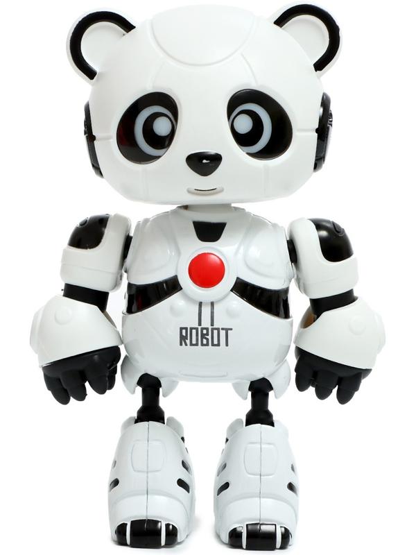 Робот «Пэнди», запись голоса, реагирует на прикосновение, световые и звуковые эффекты, металлический