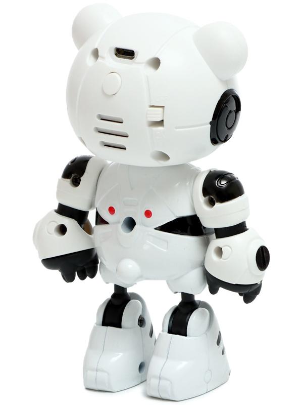 Робот «Пэнди», запись голоса, реагирует на прикосновение, световые и звуковые эффекты, металлический