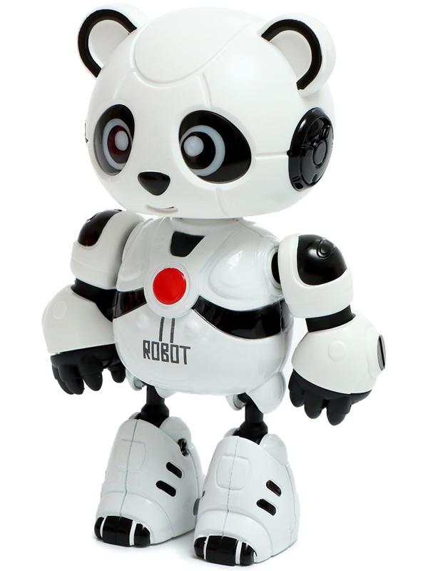 Робот «Пэнди», запись голоса, реагирует на прикосновение, световые и звуковые эффекты, металлический