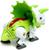 Робот «Динобот», реагирует на прикосновение, световые и звуковые эффекты, металлический, цвет зелёный