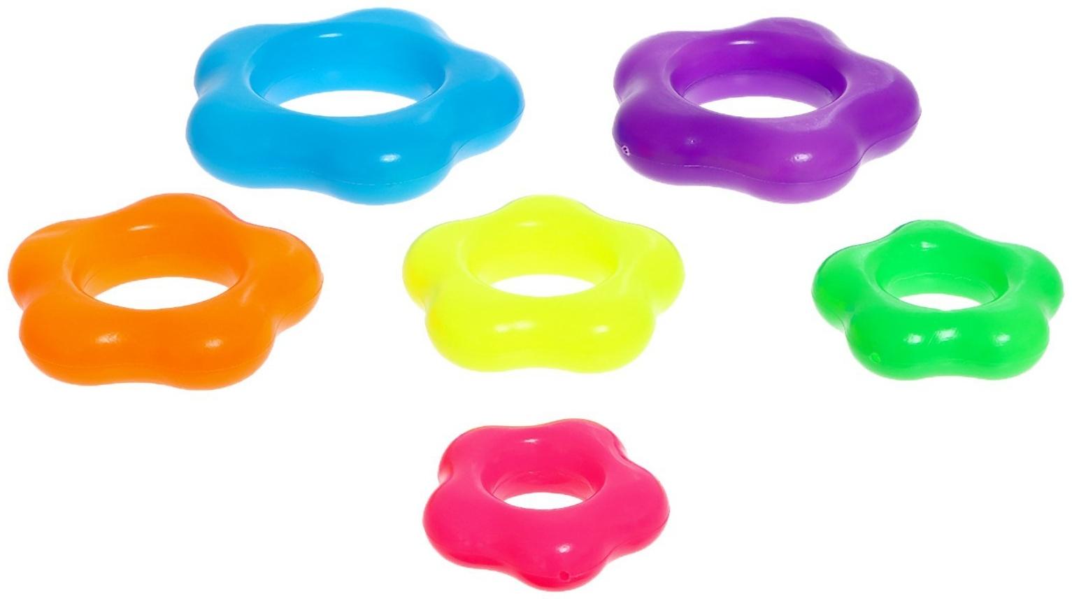 Каталка-пирамидка «Пингвин», 6 колец