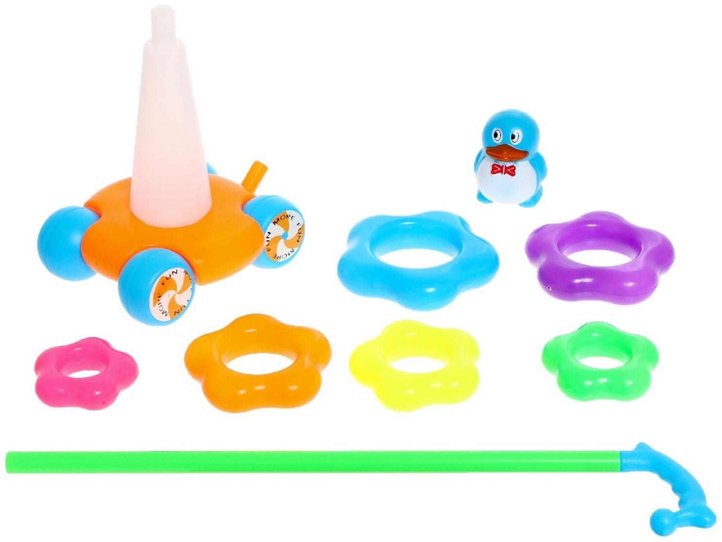 Каталка-пирамидка «Пингвин», 6 колец