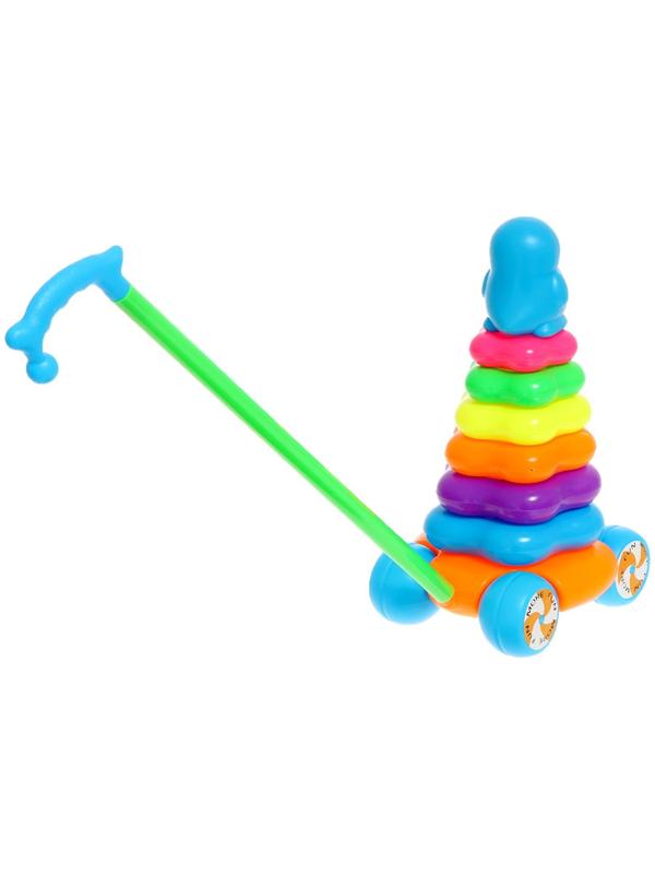 Каталка-пирамидка «Пингвин», 6 колец