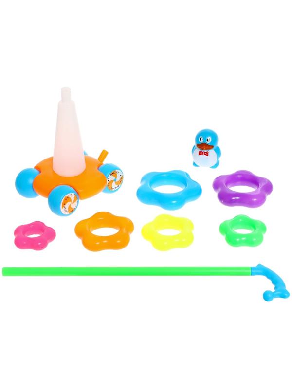 Каталка-пирамидка «Пингвин», 6 колец