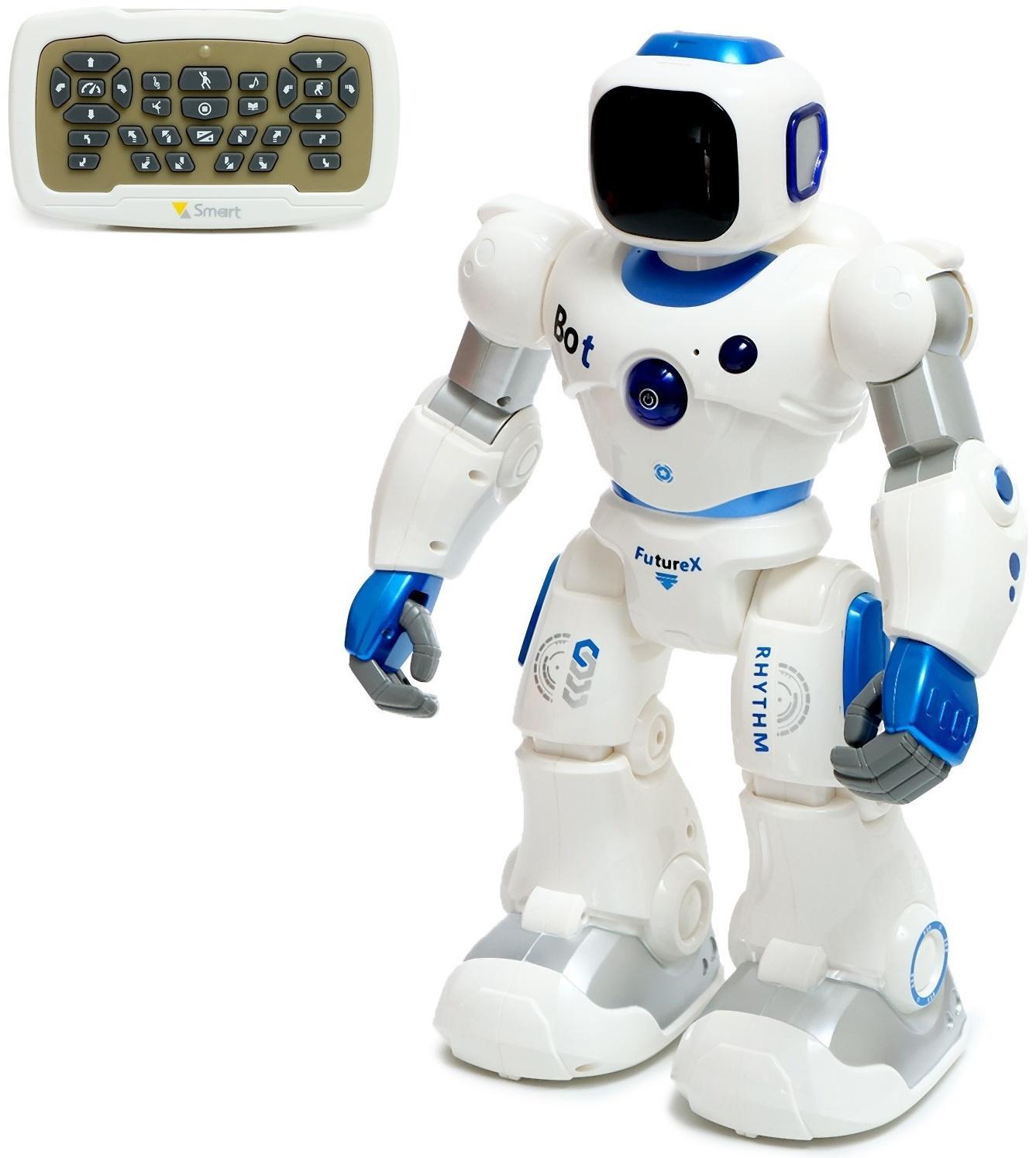 Робот «Карл», на радиоуправлении, интерактивный, световые, звуковые эффекты, работает от аккумулятора