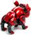 Робот-собака «Макс», световые, звуковые эффекты, металлический, цвет красный