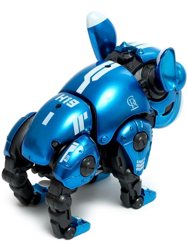Робот-собака «Макс», световые, звуковые эффекты, металлический, цвет синий