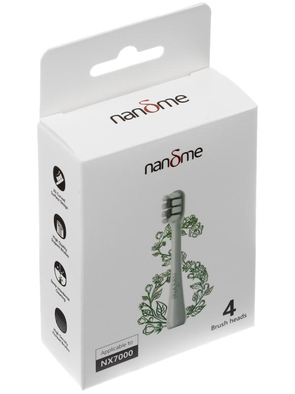 Насадки  для электрической зубной щетки Nandme NX7000, 4 шт