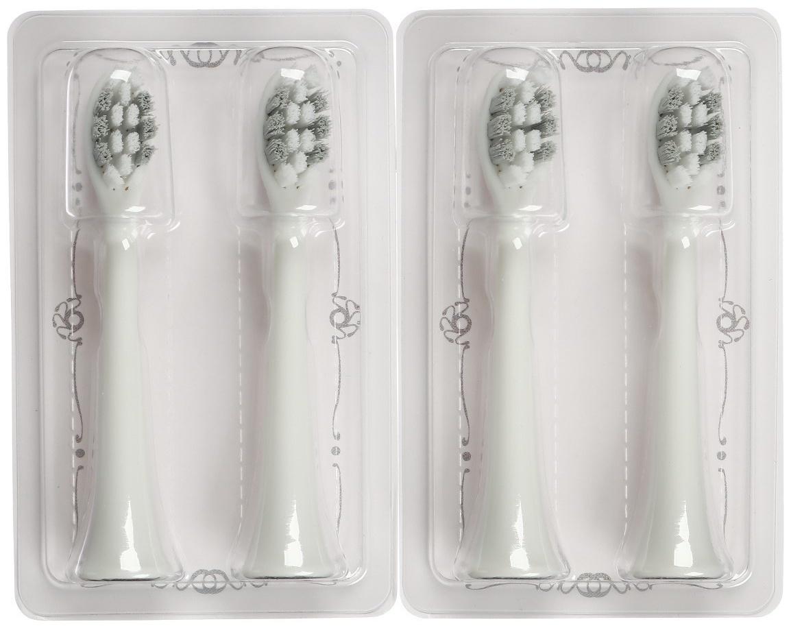 Насадки  для электрической зубной щетки Nandme NX6000, 4 шт