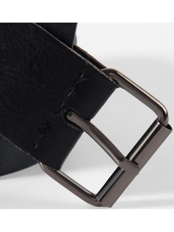 Пряжка для ремня, 3,9 × 2,7 см, 32 мм, 5 шт, эконом, цвет чёрный никель